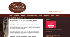 Desktop Screenshot of marasrestaurantnj.com