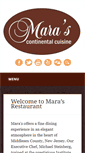 Mobile Screenshot of marasrestaurantnj.com
