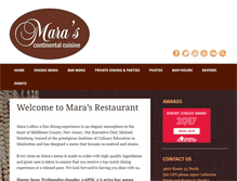 Tablet Screenshot of marasrestaurantnj.com